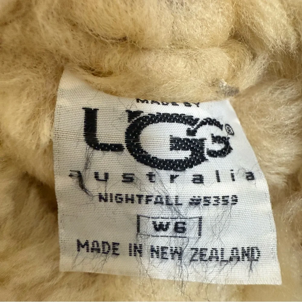 UGG Nightfall Winter Boots | Brown Suede | Women’s 6 | Vintage NZ | Excellent